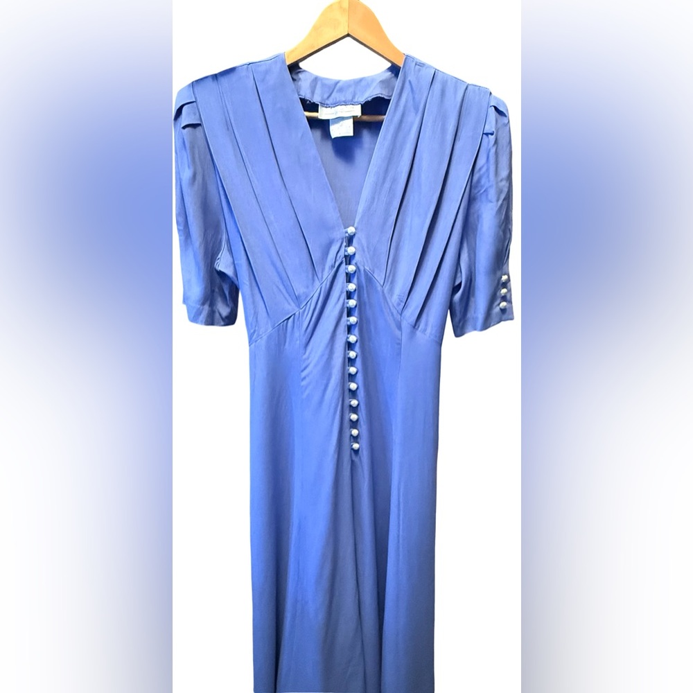 Vintage Pearl Button Dress
